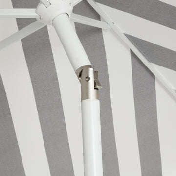 Collins 9 ft. Classic Cottage Tassel Market Patio Umbrella